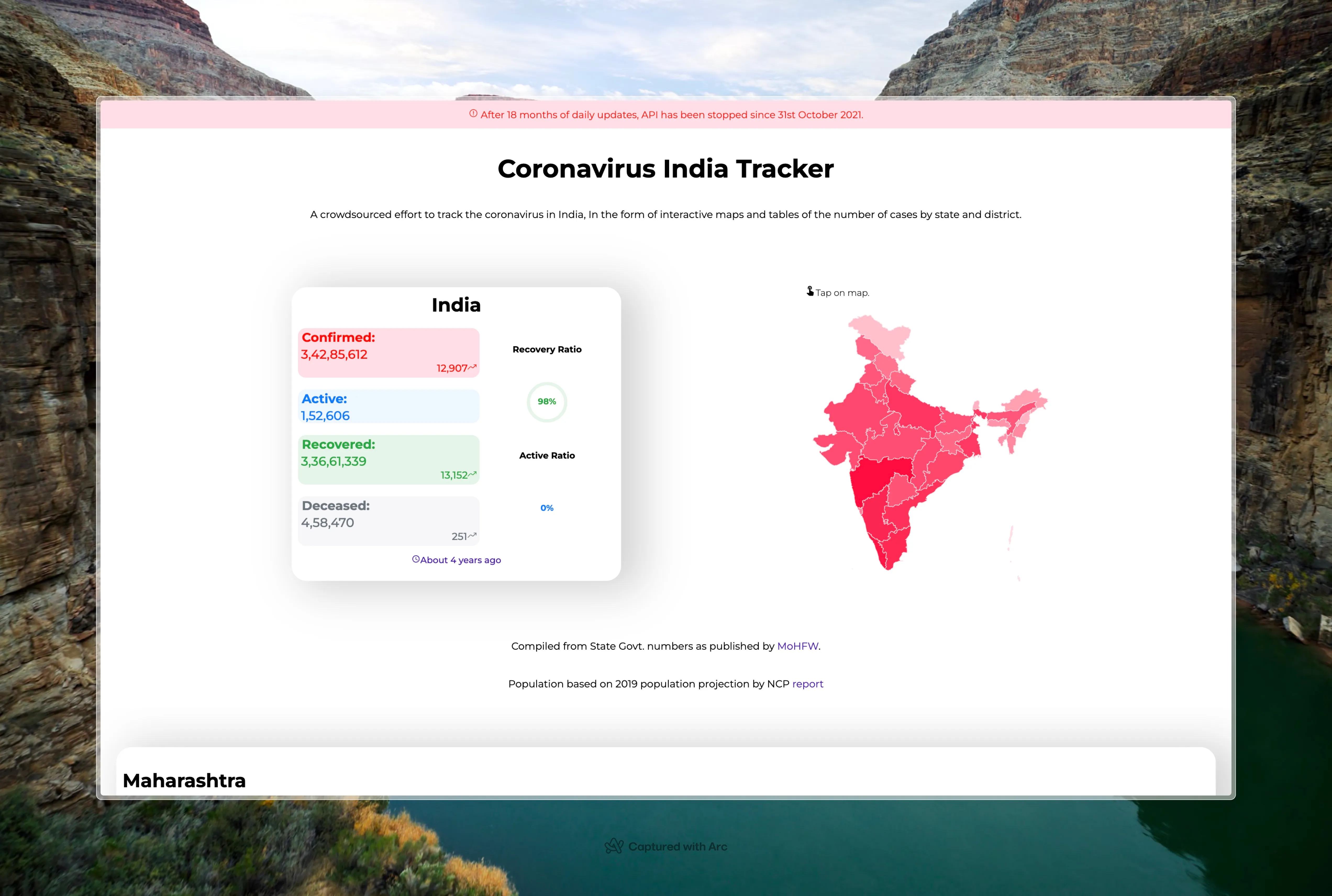 Cover image for Covid-19 India Tracker
